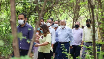 Prefeito Dr. Pessoa visita Parque da Criança