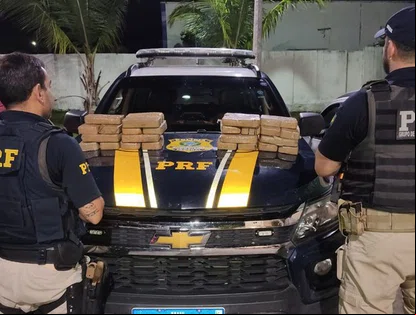 PRF-PI prende suspeito de integrar facção com R$ 3,5 milhões em droga