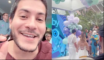 Arthur Aguiar e Chá Revelação