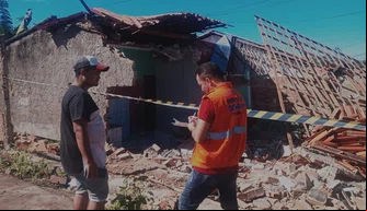 Vistoria técnica da Defesa Civil
