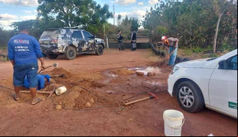 Operação da Agespisa nas adutoras do Garrincho e Serra Branca.
