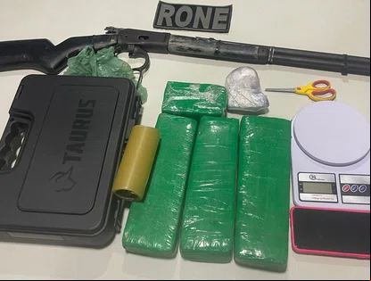Polícia apreende drogas e arma de fogo na zona Sul de Teresina