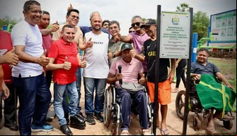 Academia ao lar livre inaugurada na zona rural de Matias Olímpio