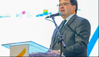 O governador Rafael Fonteles, que participou da abertura do evento.