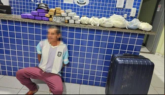 Foram apreendidos 25 kg de maconha e skunk