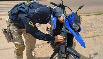 PRF apreende motocicleta com adulteração em Picos