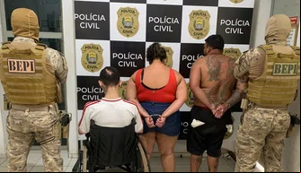 Polícia prende trio suspeito de tráfico de drogas durante operação em Luzilândia