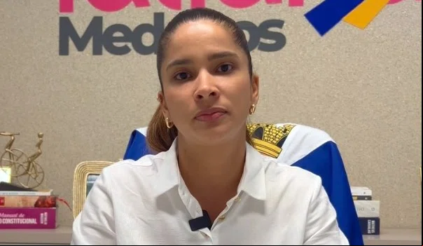 Vereadora Tatiana Medeiros está sob observação clínica no HUT, diz boletim médico
