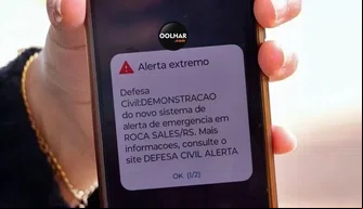 Novo sistema de alerta da Defesa Civil