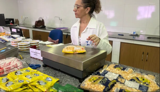 Verificação do peso de produtos